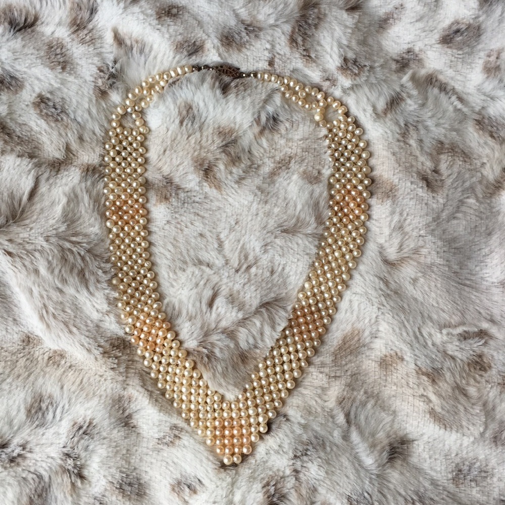 Freshwater pearl choker